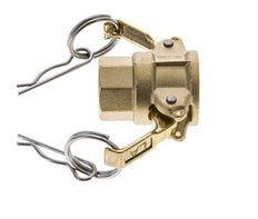 Acoplamiento de latón Camlock DN 15 (1/2'') Rp 1/2'' Hembra Tipo D MIL-C-27487