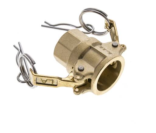 Acoplamiento de latón Camlock DN 15 (1/2'') Rp 1/2'' Hembra Tipo D MIL-C-27487