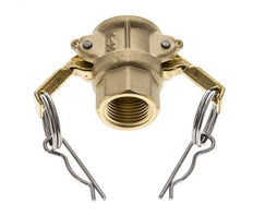 Acoplamiento de latón Camlock DN 15 (1/2'') Rp 1/2'' Hembra Tipo D MIL-C-27487