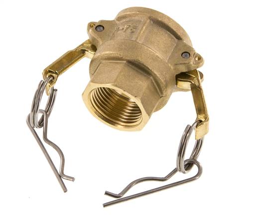 Acoplamiento de latón Camlock DN 20 (3/4'') Rp 3/4'' Hembra Tipo D MIL-C-27487