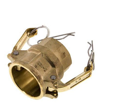 Acoplamiento de latón Camlock DN 32 (1 1/4'') Rp 1 1/4'' Hembra Tipo D MIL-C-27487