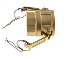 Acoplamiento de latón Camlock DN 40 (1 1/2'') Rp 1 1/2'' Hembra Tipo D MIL-C-27487