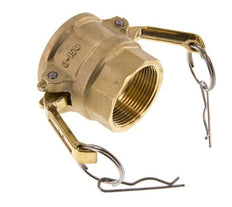 Acoplamiento de latón Camlock DN 40 (1 1/2'') Rp 1 1/2'' Hembra Tipo D MIL-C-27487