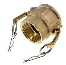Acoplamiento de latón Camlock DN 50 (2'') Rp 2'' Rosca hembra Tipo D MIL-C-27487