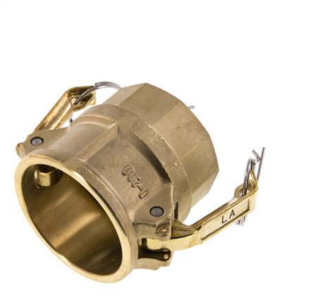 Acoplamiento de latón Camlock DN 50 (2'') Rp 2'' Rosca hembra Tipo D MIL-C-27487