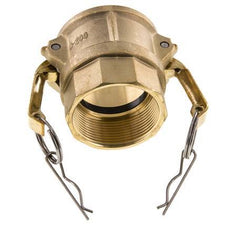 Acoplamiento de latón Camlock DN 50 (2'') Rp 2'' Rosca hembra Tipo D MIL-C-27487