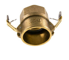 Acoplamiento de latón Camlock DN 60 (2 1/2'') Rp 2 1/2'' Hembra Tipo D MIL-C-27487