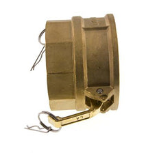 Acoplamiento de latón Camlock DN 140 (6'') Rosca hembra de 6'' Tipo D MIL-C-27487