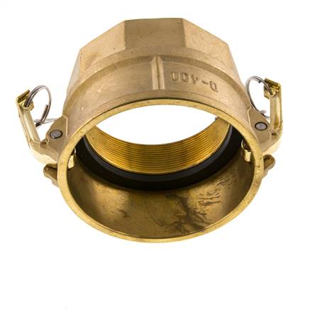 Acoplamiento de latón Camlock DN 120 (5'') Rosca hembra de 5'' Tipo D MIL-C-27487