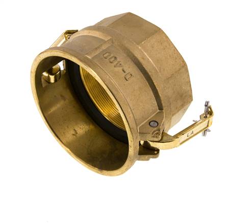 Acoplamiento de latón Camlock DN 120 (5'') Rosca hembra de 5'' Tipo D MIL-C-27487