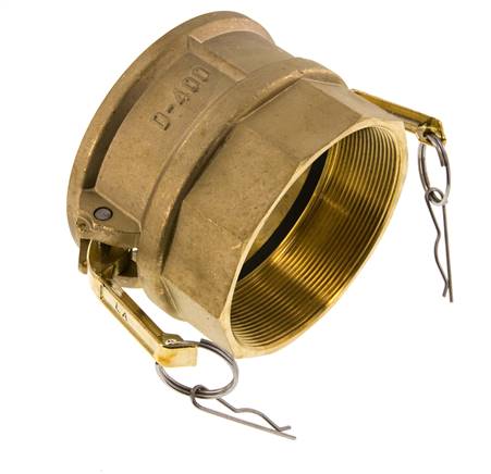 Acoplamiento de latón Camlock DN 120 (5'') Rosca hembra de 5'' Tipo D MIL-C-27487
