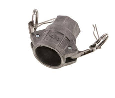 Acoplamiento de aluminio Camlock DN 25 (1'') Rp 1'' Rosca hembra Tipo D MIL-C-27487