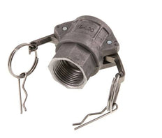 Acoplamiento de aluminio Camlock DN 25 (1'') Rp 1'' Rosca hembra Tipo D MIL-C-27487