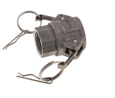 Acoplamiento de aluminio Camlock DN 25 (1'') Rp 1'' Rosca hembra Tipo D MIL-C-27487