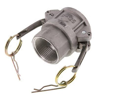 Acoplamiento de aluminio Camlock DN 32 (1 1/4'') Rp 1 1/4'' Rosca Hembra Tipo D MIL-C-27487