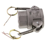Acoplamiento de aluminio Camlock DN 32 (1 1/4'') Rp 1 1/4'' Rosca Hembra Tipo D MIL-C-27487