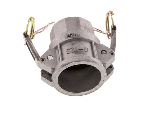 Acoplamiento de aluminio Camlock DN 32 (1 1/4'') Rp 1 1/4'' Rosca Hembra Tipo D MIL-C-27487