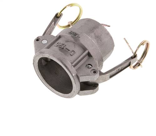 Acoplamiento de aluminio Camlock DN 32 (1 1/4'') Rp 1 1/4'' Rosca Hembra Tipo D MIL-C-27487