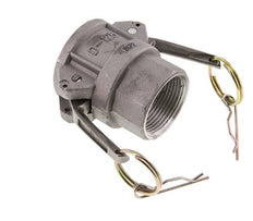 Acoplamiento de aluminio Camlock DN 32 (1 1/4'') Rp 1 1/4'' Rosca Hembra Tipo D MIL-C-27487