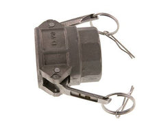 Acoplamiento de aluminio Camlock DN 40 (1 1/2'') Rp 1 1/2'' Rosca hembra Tipo D MIL-C-27487