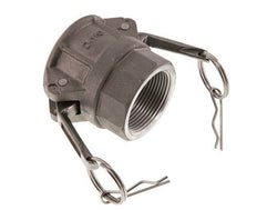 Acoplamiento de aluminio Camlock DN 40 (1 1/2'') Rp 1 1/2'' Rosca hembra Tipo D MIL-C-27487