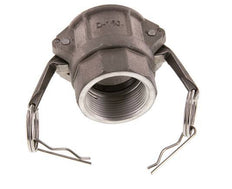 Acoplamiento de aluminio Camlock DN 40 (1 1/2'') Rp 1 1/2'' Rosca hembra Tipo D MIL-C-27487