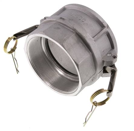 Acoplamiento de aluminio Camlock DN 140 (6'') Rp 6'' Rosca Hembra Tipo D MIL-C-27487