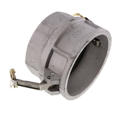 Acoplamiento de aluminio Camlock DN 90 (4'') Rp 4'' Rosca Hembra Tipo D MIL-C-27487