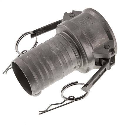 Acoplamiento de acero inoxidable Camlock DN 50 (2'') Pilar de manguera (50 mm) Tipo C MIL-C-27487