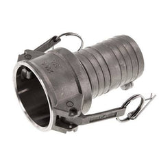 Acoplamiento de acero inoxidable Camlock DN 50 (2'') Pilar de manguera (50 mm) Tipo C MIL-C-27487