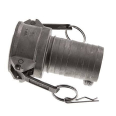 Acoplamiento de acero inoxidable Camlock DN 50 (2'') Pilar de manguera (50 mm) Tipo C MIL-C-27487