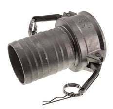 Acoplamiento de acero inoxidable Camlock DN 75 (3'') Pilar de manguera (75 mm) Tipo C MIL-C-27487