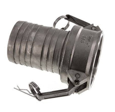 Acoplamiento de acero inoxidable Camlock DN 75 (3'') Pilar de manguera (75 mm) Tipo C MIL-C-27487