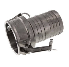 Acoplamiento de acero inoxidable Camlock DN 75 (3'') Pilar de manguera (75 mm) Tipo C MIL-C-27487
