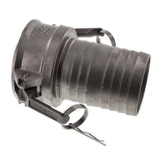 Acoplamiento de acero inoxidable Camlock DN 75 (3'') Pilar de manguera (75 mm) Tipo C MIL-C-27487