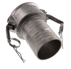Acoplamiento de acero inoxidable Camlock DN 75 (3'') Pilar de manguera (75 mm) Tipo C MIL-C-27487