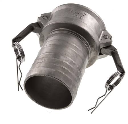 Acoplamiento de acero inoxidable Camlock DN 75 (3'') Pilar de manguera (75 mm) Tipo C MIL-C-27487