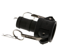 Acoplamiento de polipropileno Camlock DN 32 (1 1/4'') Pilar de manguera (32 mm) Tipo C MIL-C-27487