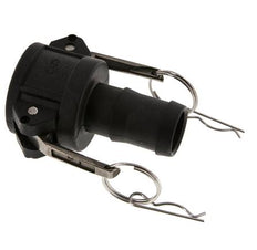 Acoplamiento de polipropileno Camlock DN 32 (1 1/4'') Pilar de manguera (32 mm) Tipo C MIL-C-27487