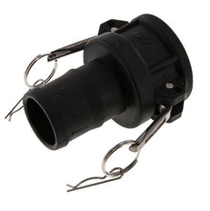 Acoplamiento de polipropileno Camlock DN 50 (2'') Pilar de manguera (50 mm) Tipo C MIL-C-27487