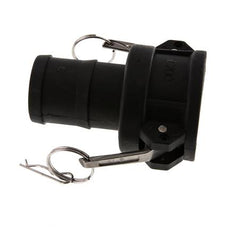 Acoplamiento de polipropileno Camlock DN 50 (2'') Pilar de manguera (50 mm) Tipo C MIL-C-27487