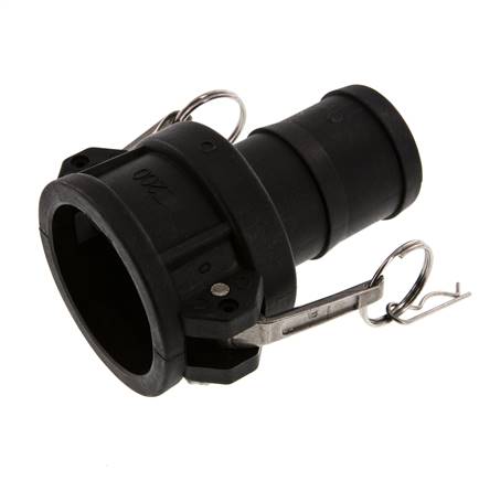 Acoplamiento de polipropileno Camlock DN 50 (2'') Pilar de manguera (50 mm) Tipo C MIL-C-27487