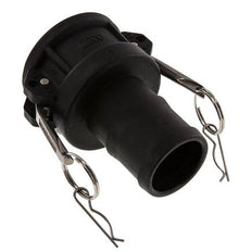 Acoplamiento de polipropileno Camlock DN 50 (2'') Pilar de manguera (50 mm) Tipo C MIL-C-27487