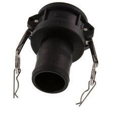 Acoplamiento de polipropileno Camlock DN 50 (2'') Pilar de manguera (50 mm) Tipo C MIL-C-27487