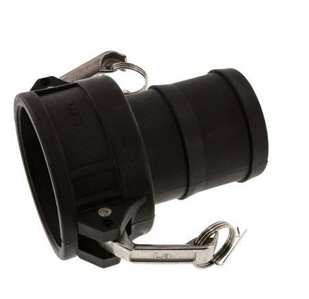 Acoplamiento de polipropileno Camlock DN 75 (3'') Pilar de manguera (75 mm) Tipo C MIL-C-27487