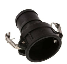 Acoplamiento de polipropileno Camlock DN 75 (3'') Pilar de manguera (75 mm) Tipo C MIL-C-27487