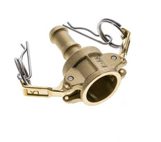 Acoplamiento de latón Camlock DN 15 (1/2'') Pilar de manguera (13 mm) Tipo C MIL-C-27487