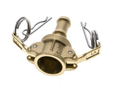Acoplamiento de latón Camlock DN 15 (1/2'') Pilar de manguera (13 mm) Tipo C MIL-C-27487