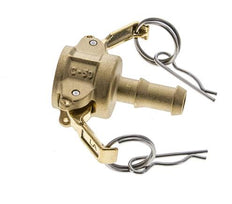 Acoplamiento de latón Camlock DN 15 (1/2'') Pilar de manguera (13 mm) Tipo C MIL-C-27487