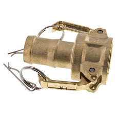 Acoplamiento de latón Camlock DN 32 (1 1/4'') Pilar de manguera (32 mm) Tipo C MIL-C-27487